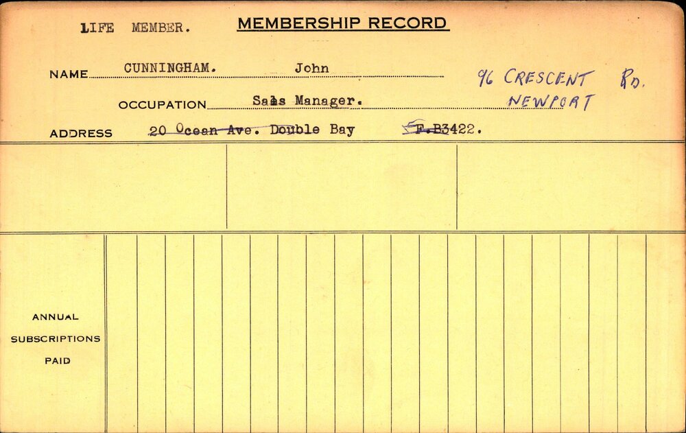 Members Records 1960-1967