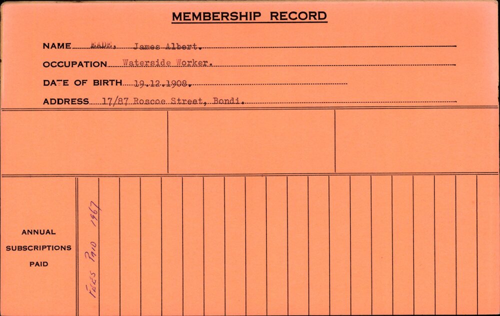 Members Records 1960-1967