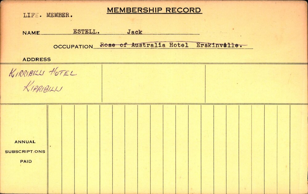 Members Records 1960-1967