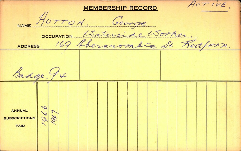 Members Records 1960-1967