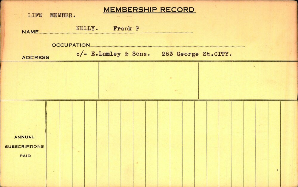 Members Records 1960-1967