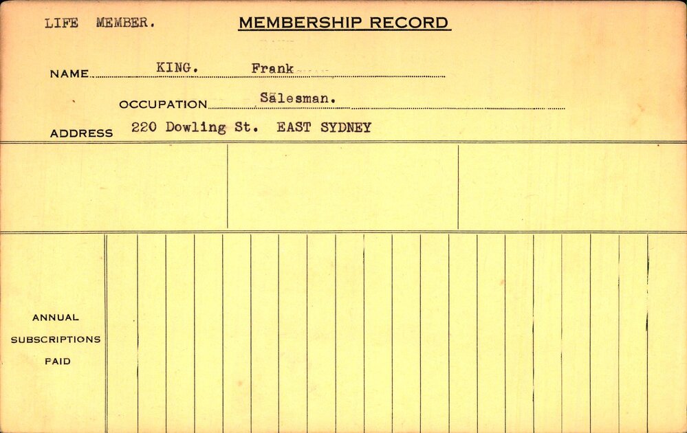 Members Records 1960-1967