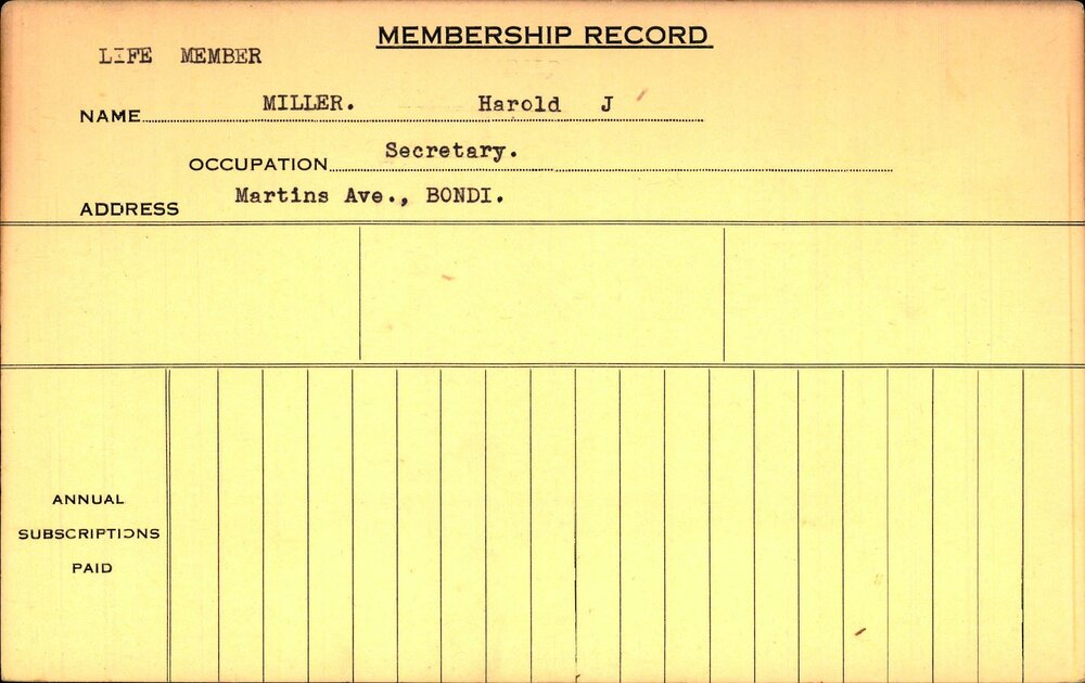 Members Records 1960-1967