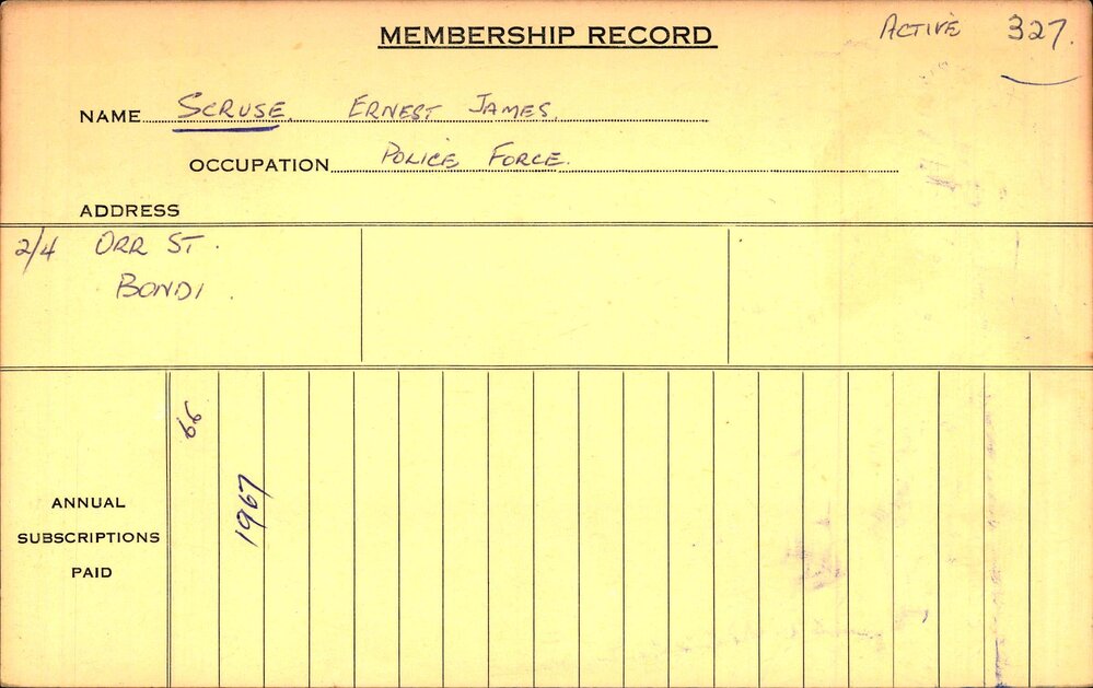 Members Records 1960-1967