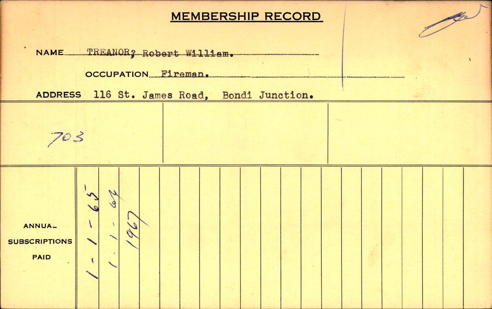 Members Records 1960-1967