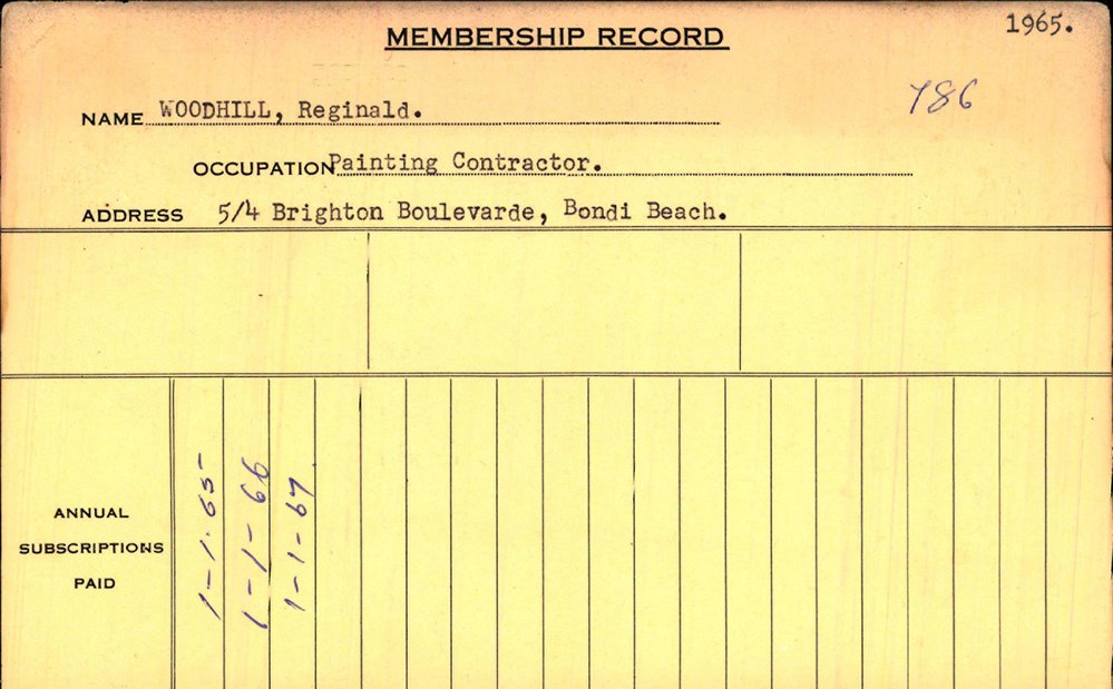 Members Records 1960-1967