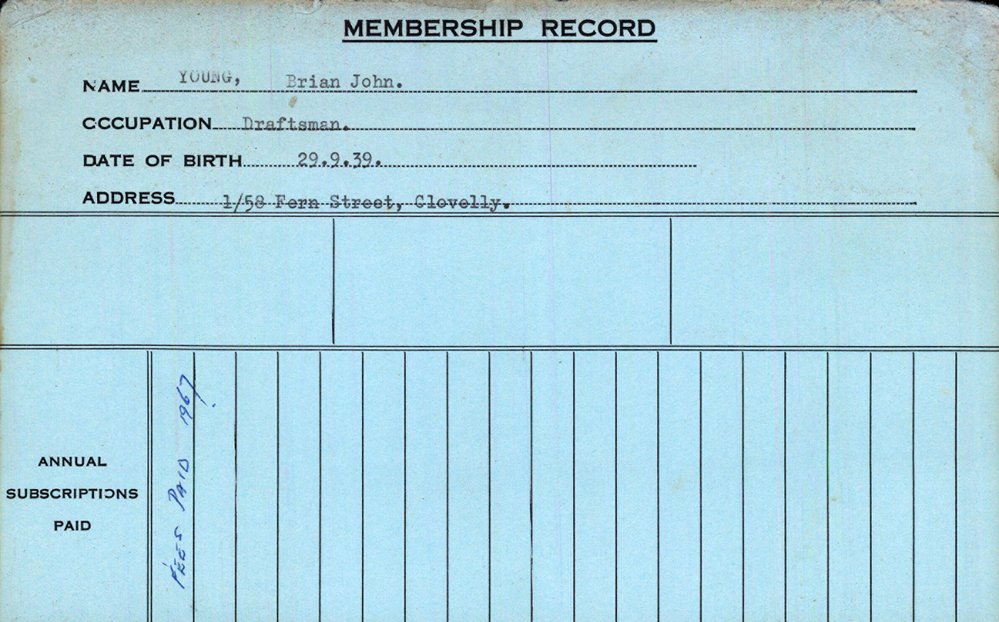 Members Records 1960-1967