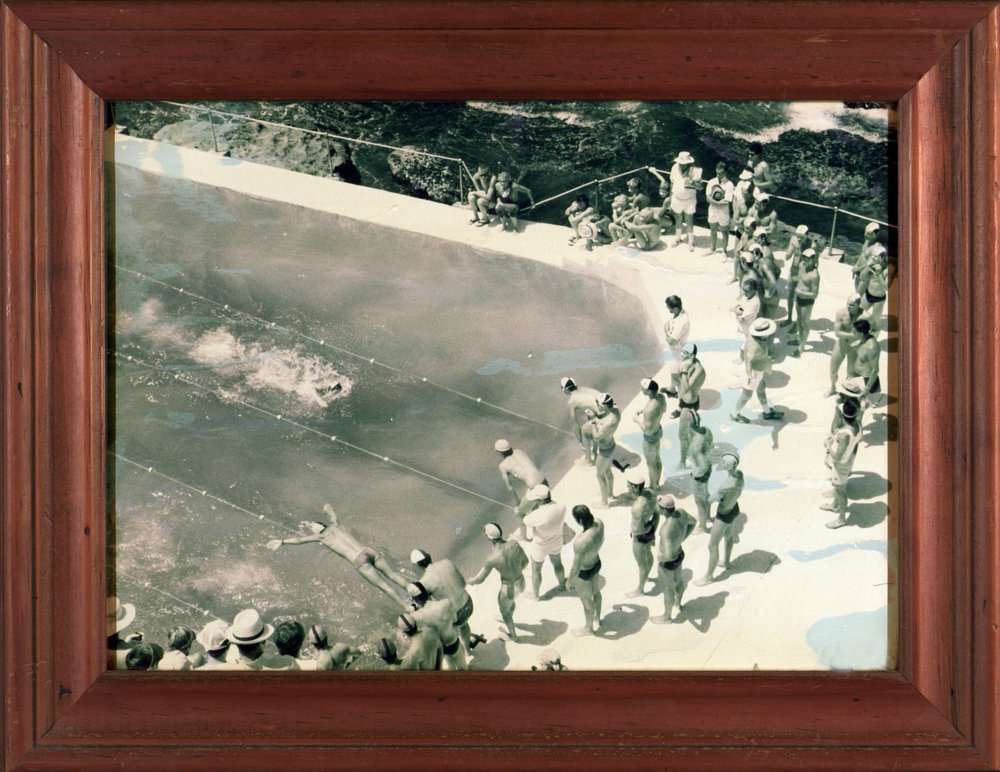 Old framed photographs