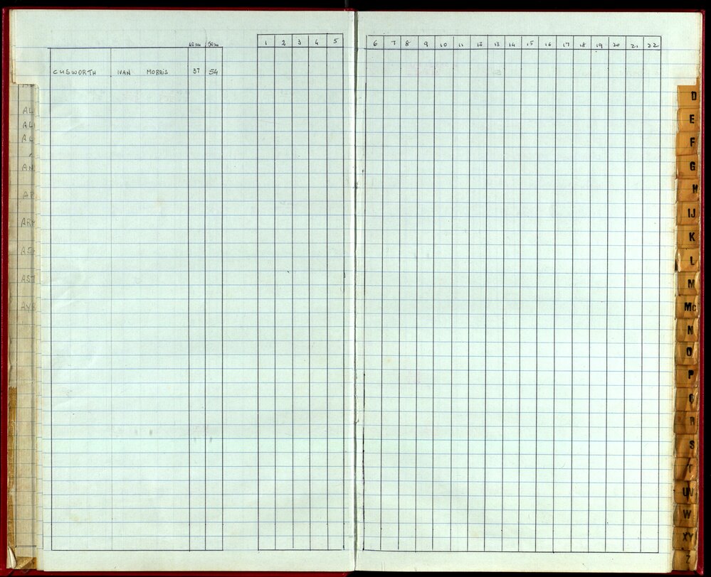 Seasons Handicap Records 1985