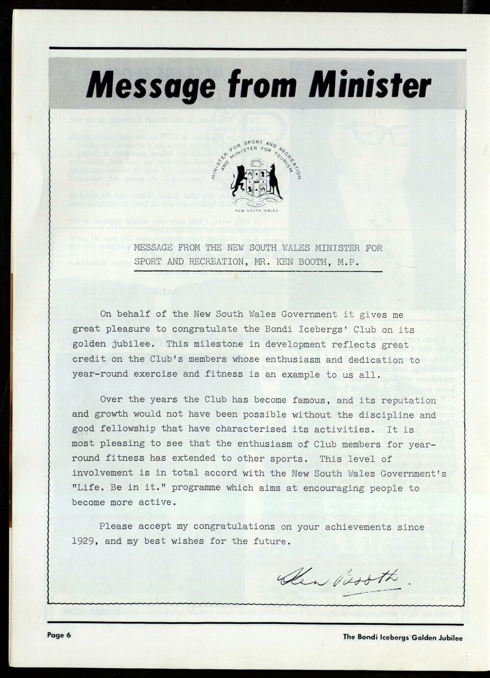 Golden Jubilee Booklet 1929-79