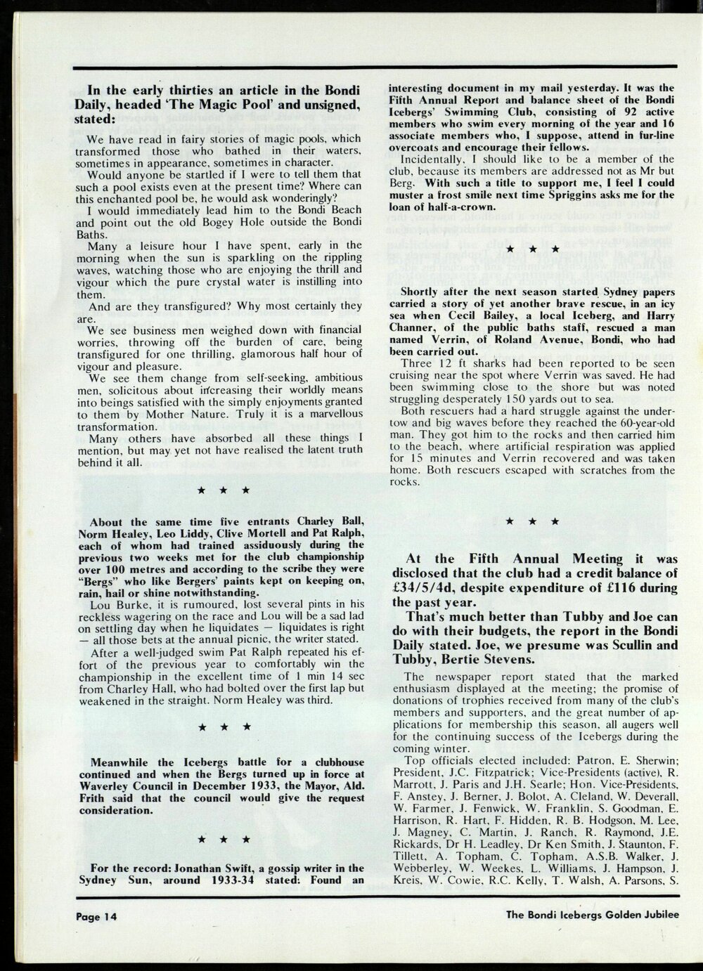 Golden Jubilee Booklet 1929-79
