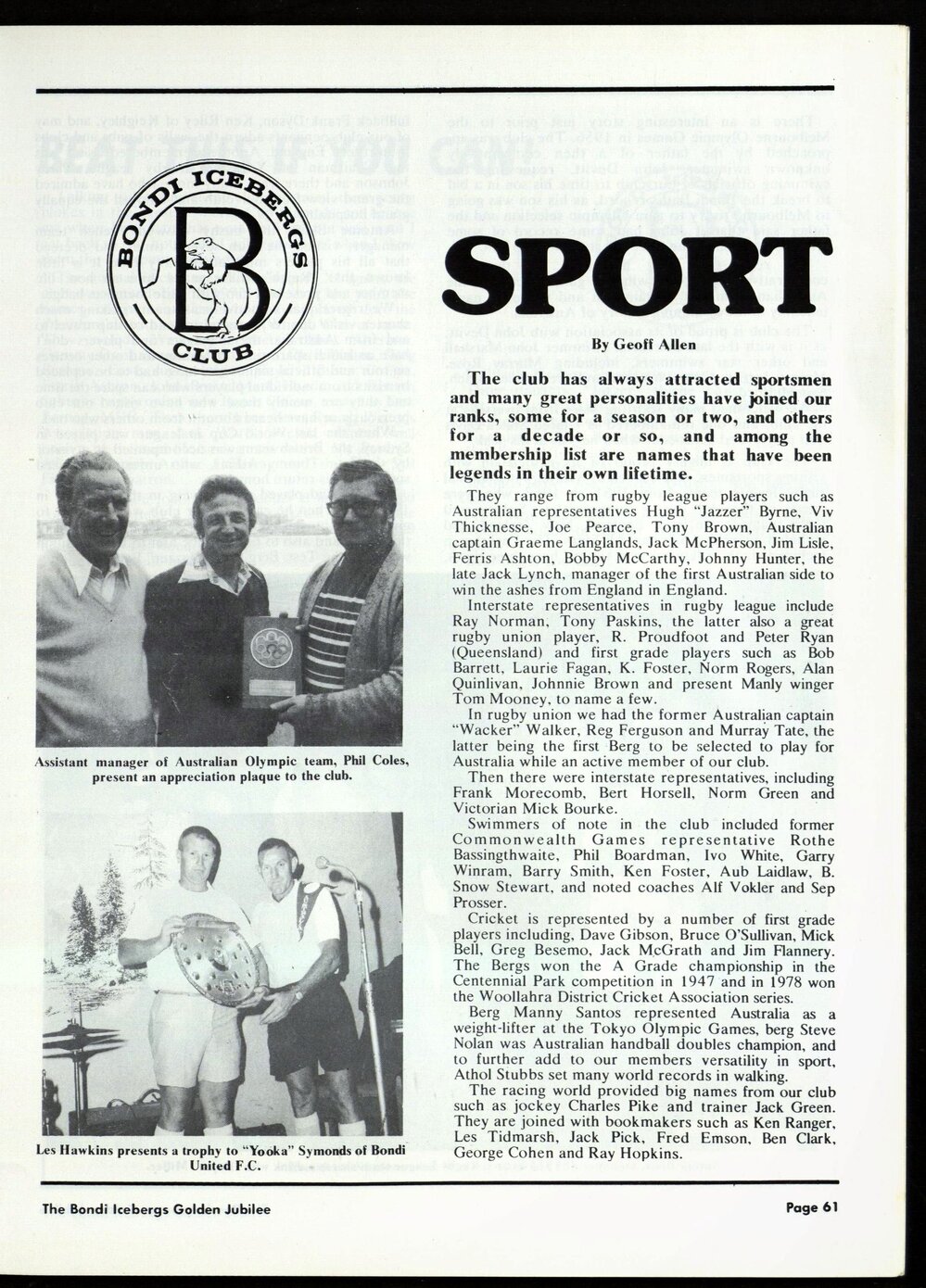 Golden Jubilee Booklet 1929-79