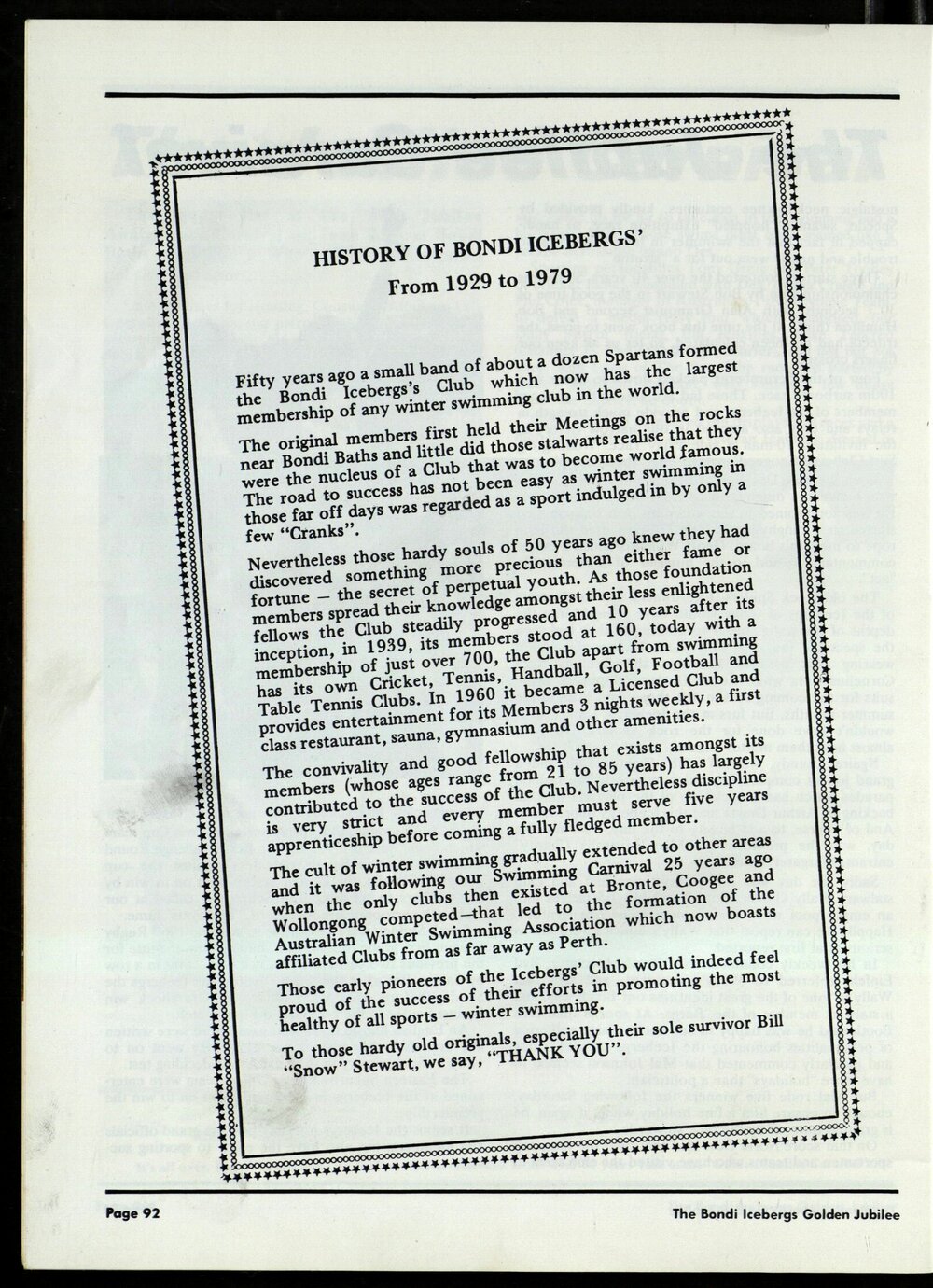 Golden Jubilee Booklet 1929-79