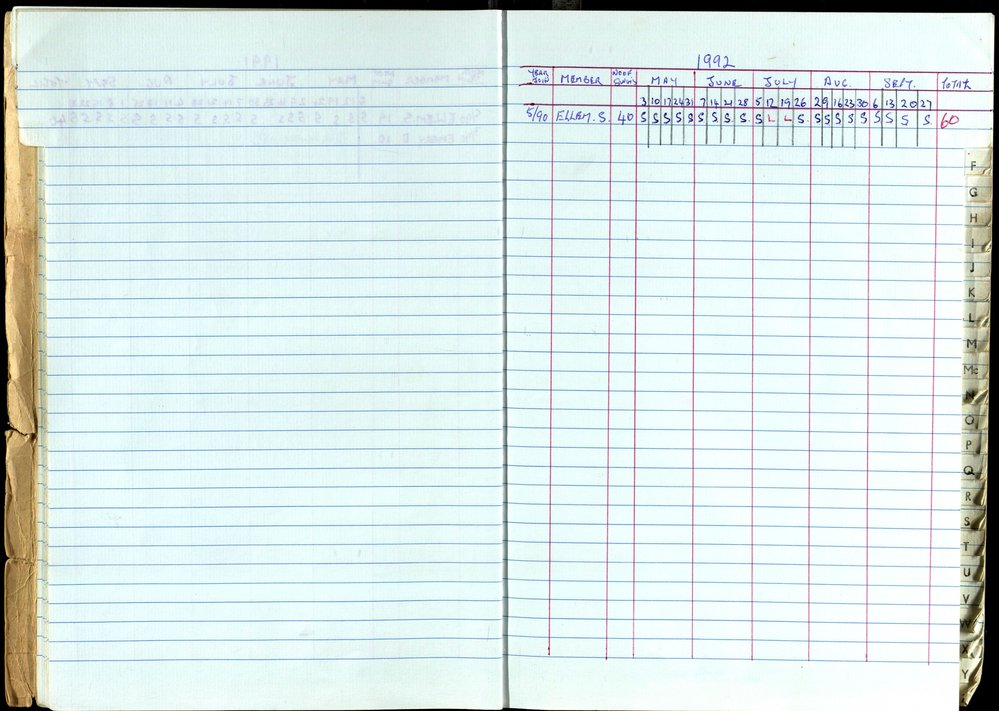 Seasons Records 1989-91