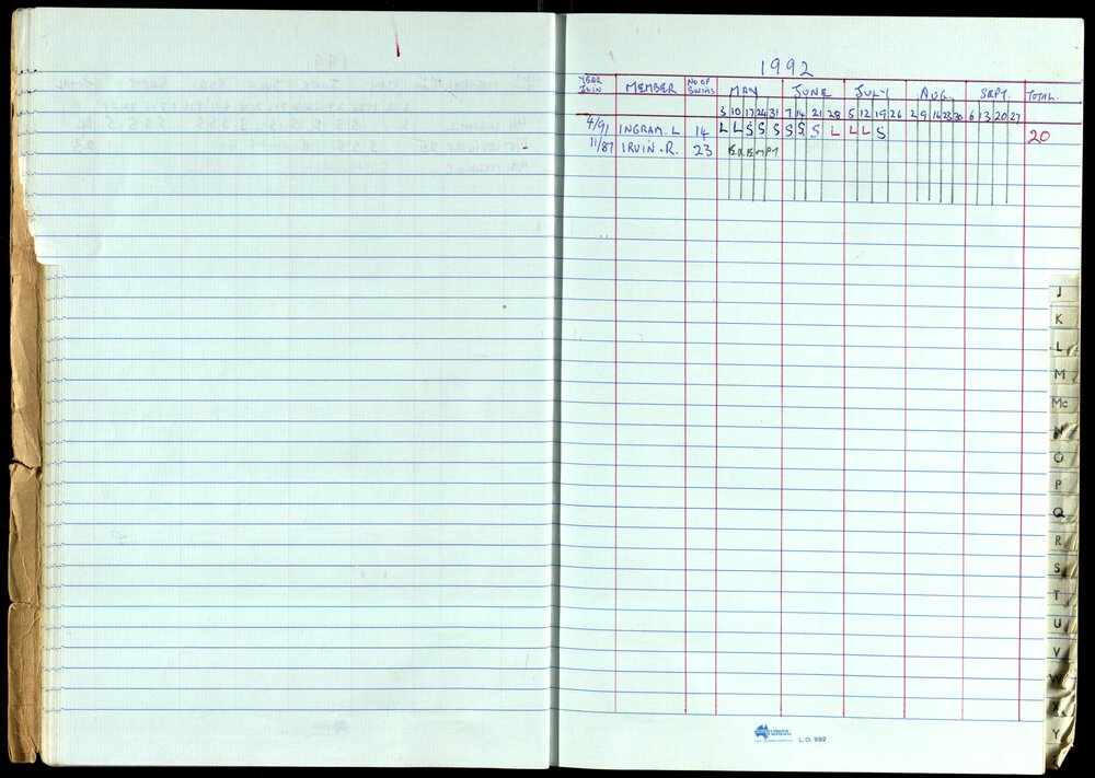 Seasons Records 1989-91