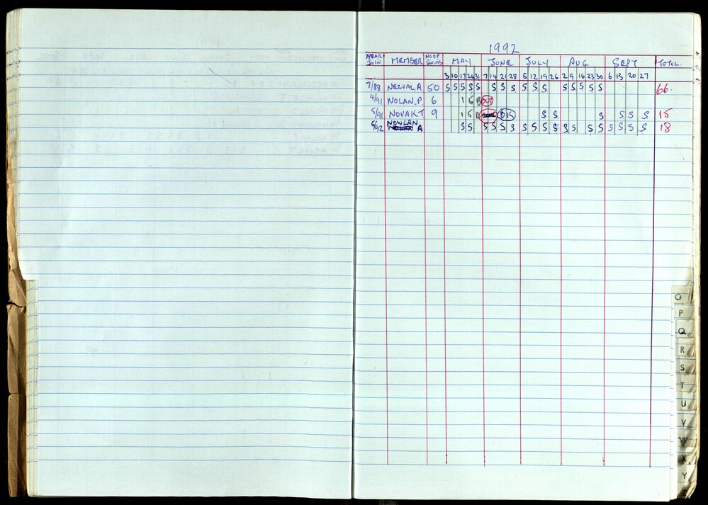 Seasons Records 1989-91