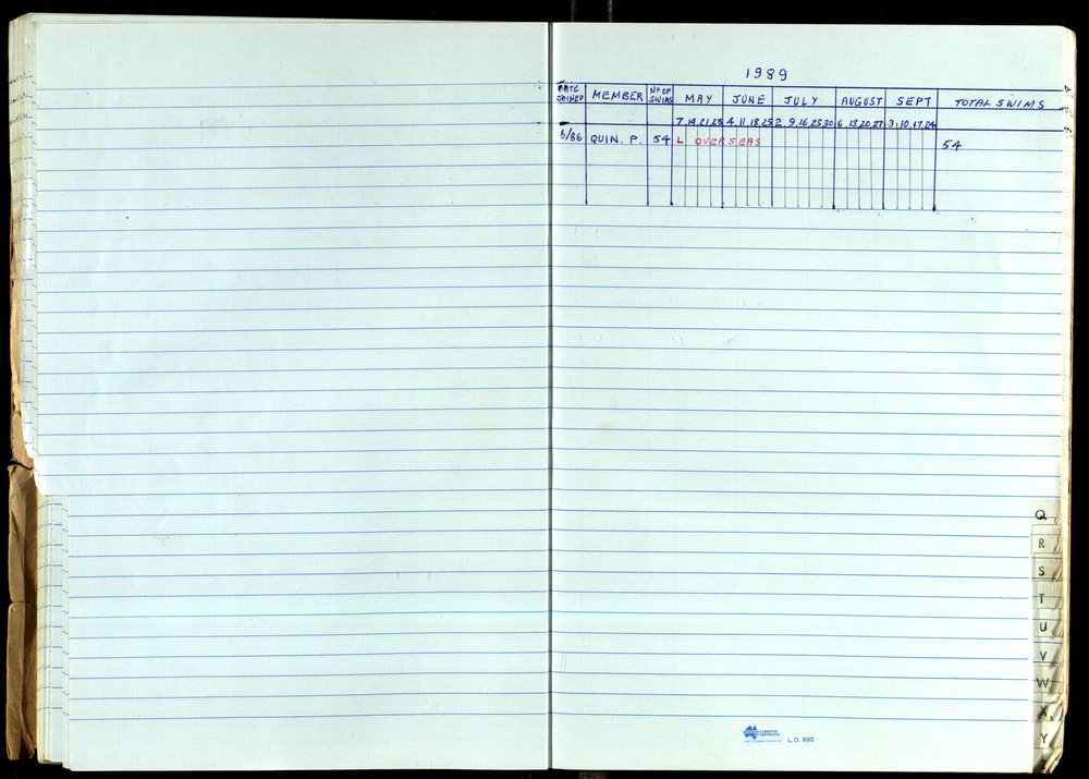 Seasons Records 1989-91