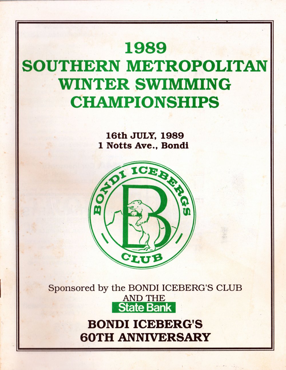 Southern Metropolitan Program 1989