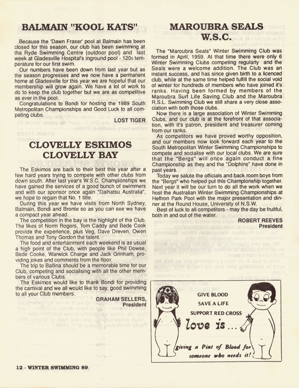 Southern Metropolitan Program 1989