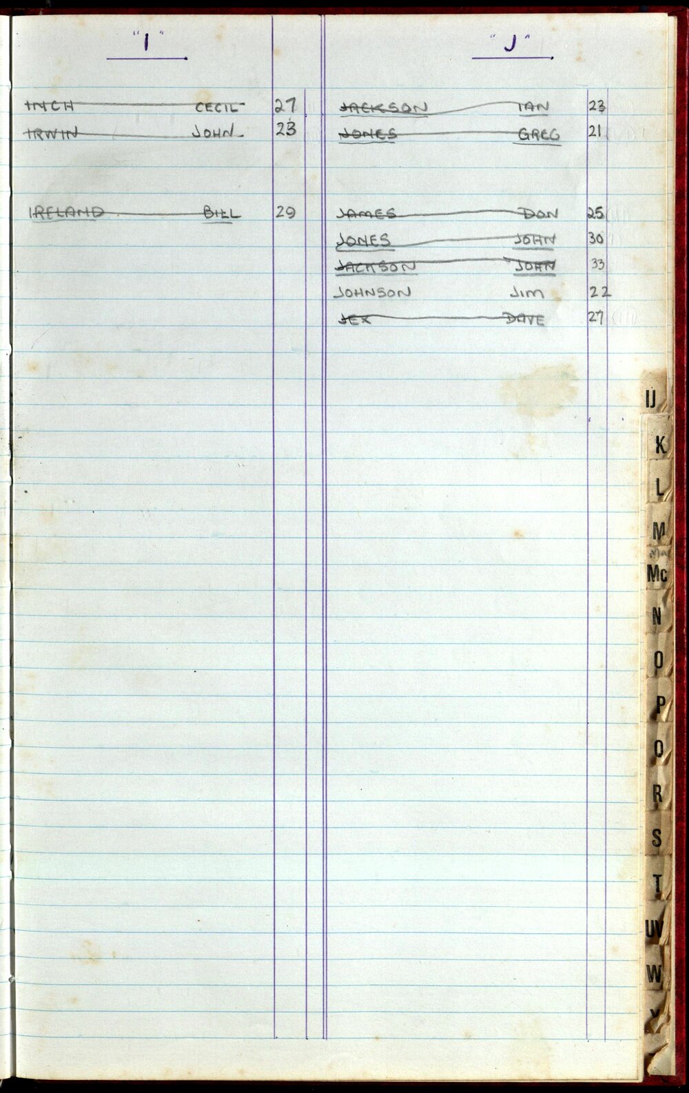 BIC Season Swim Records 1982