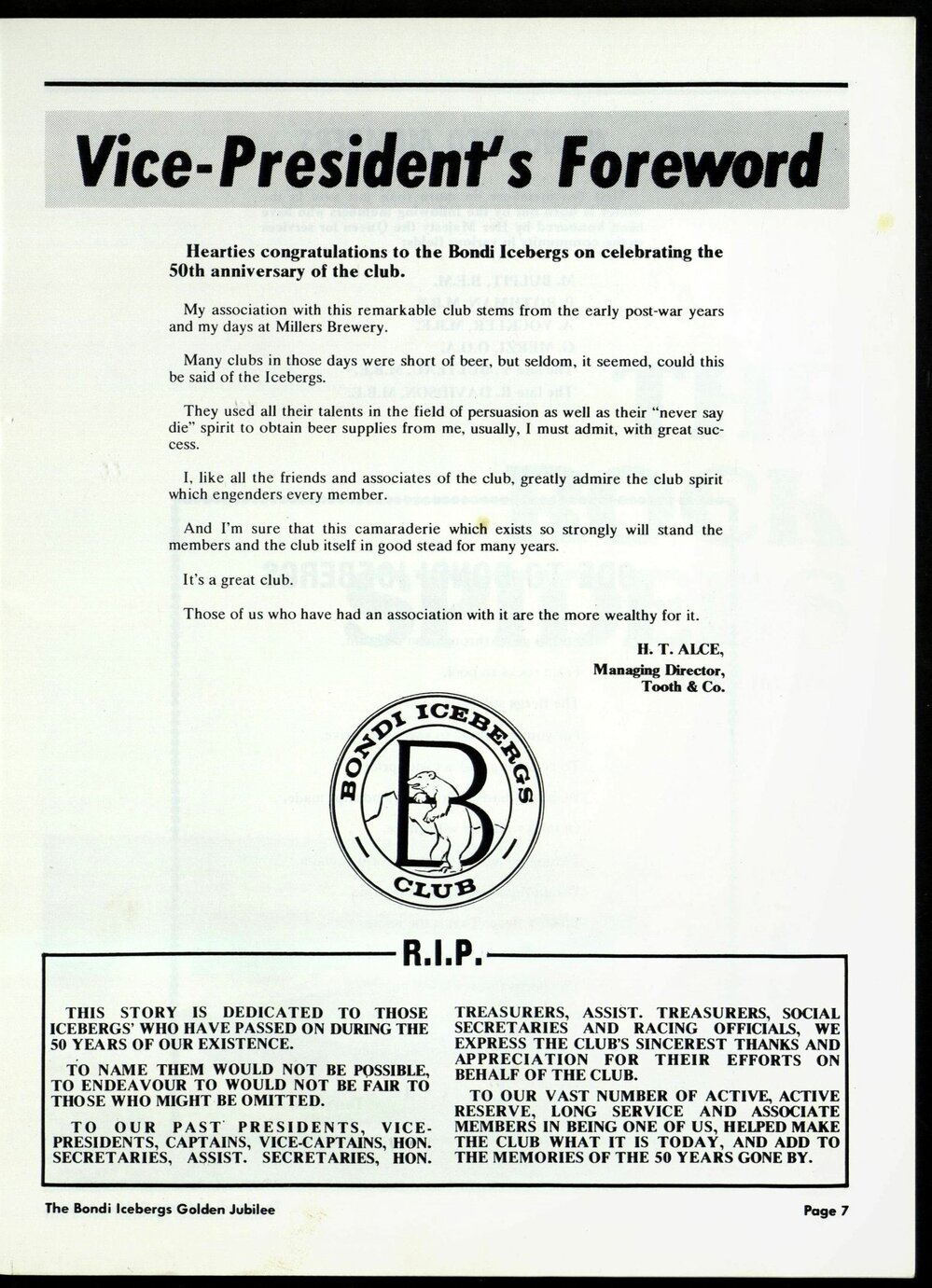 BIC Golden Jubilee 1929-1979