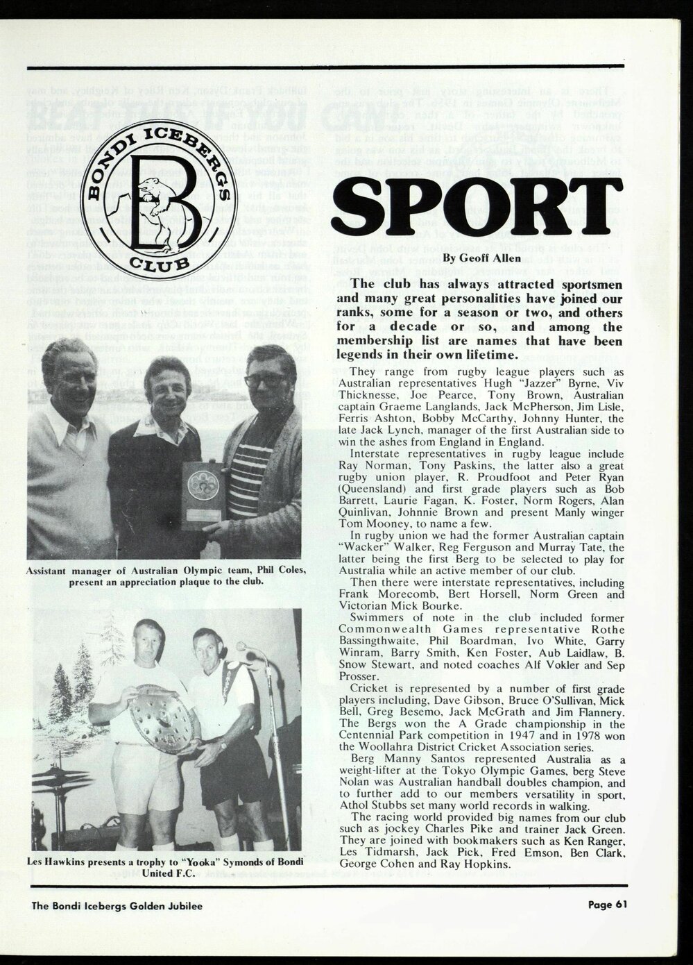 BIC Golden Jubilee 1929-1979