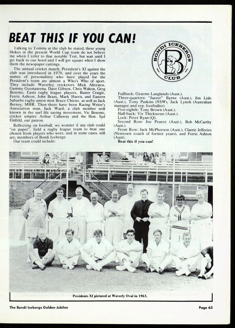 BIC Golden Jubilee 1929-1979