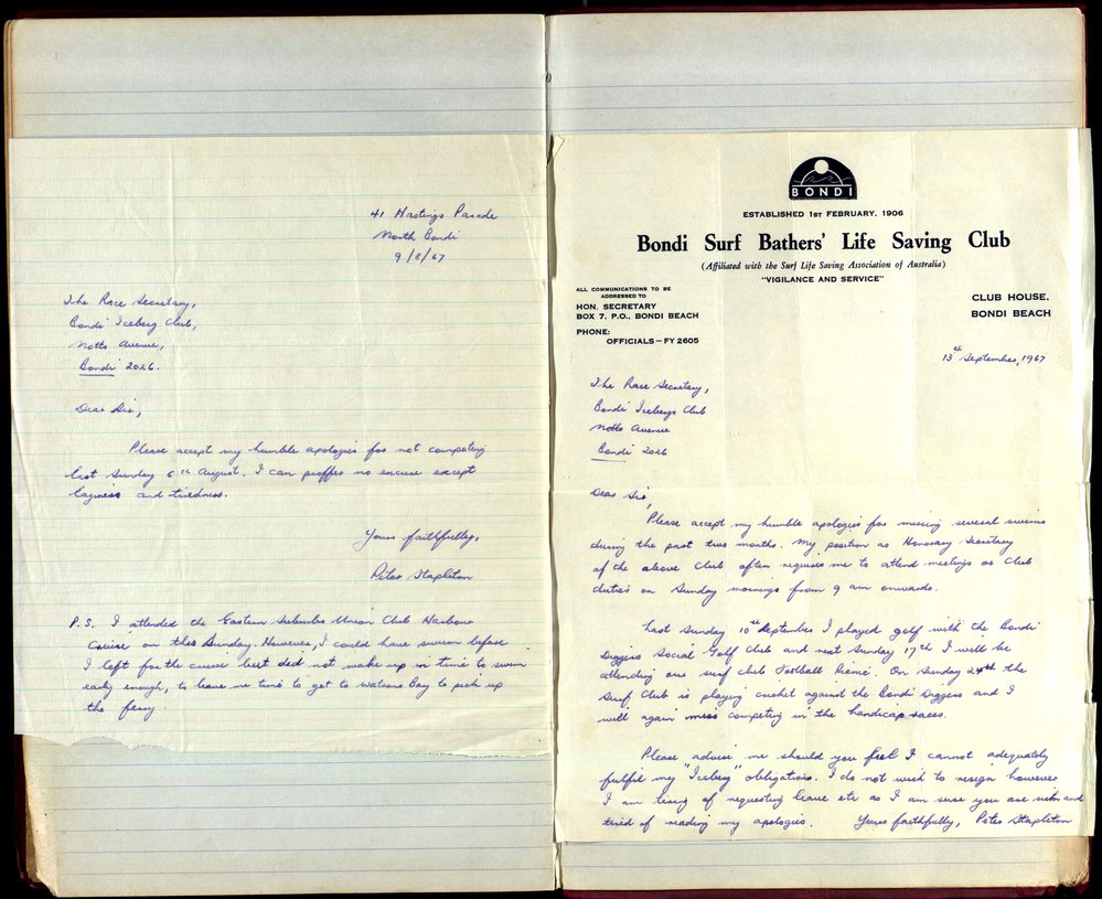BIC Season Swim Records 1965-1967