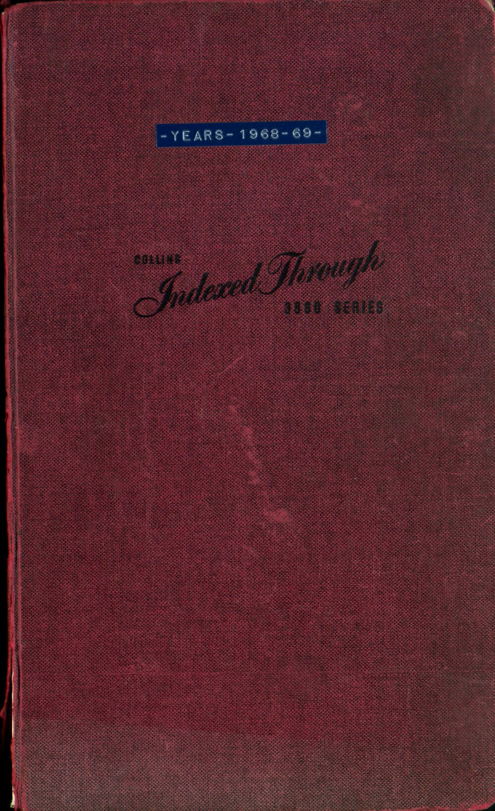 BIC Season Swim Records 1968-1969