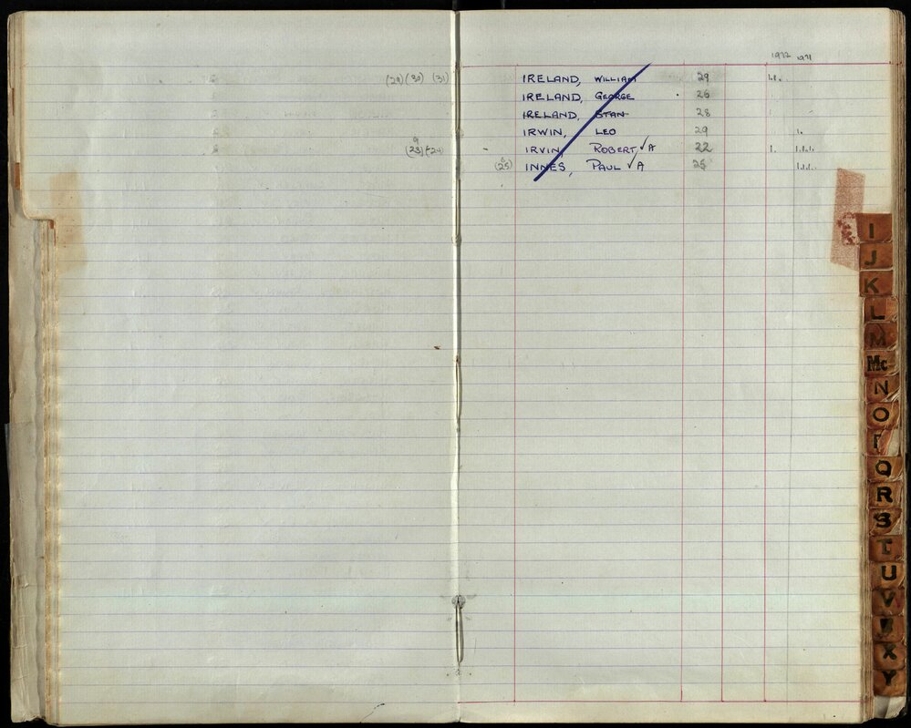 BIC Season Swim Records 1971-1973