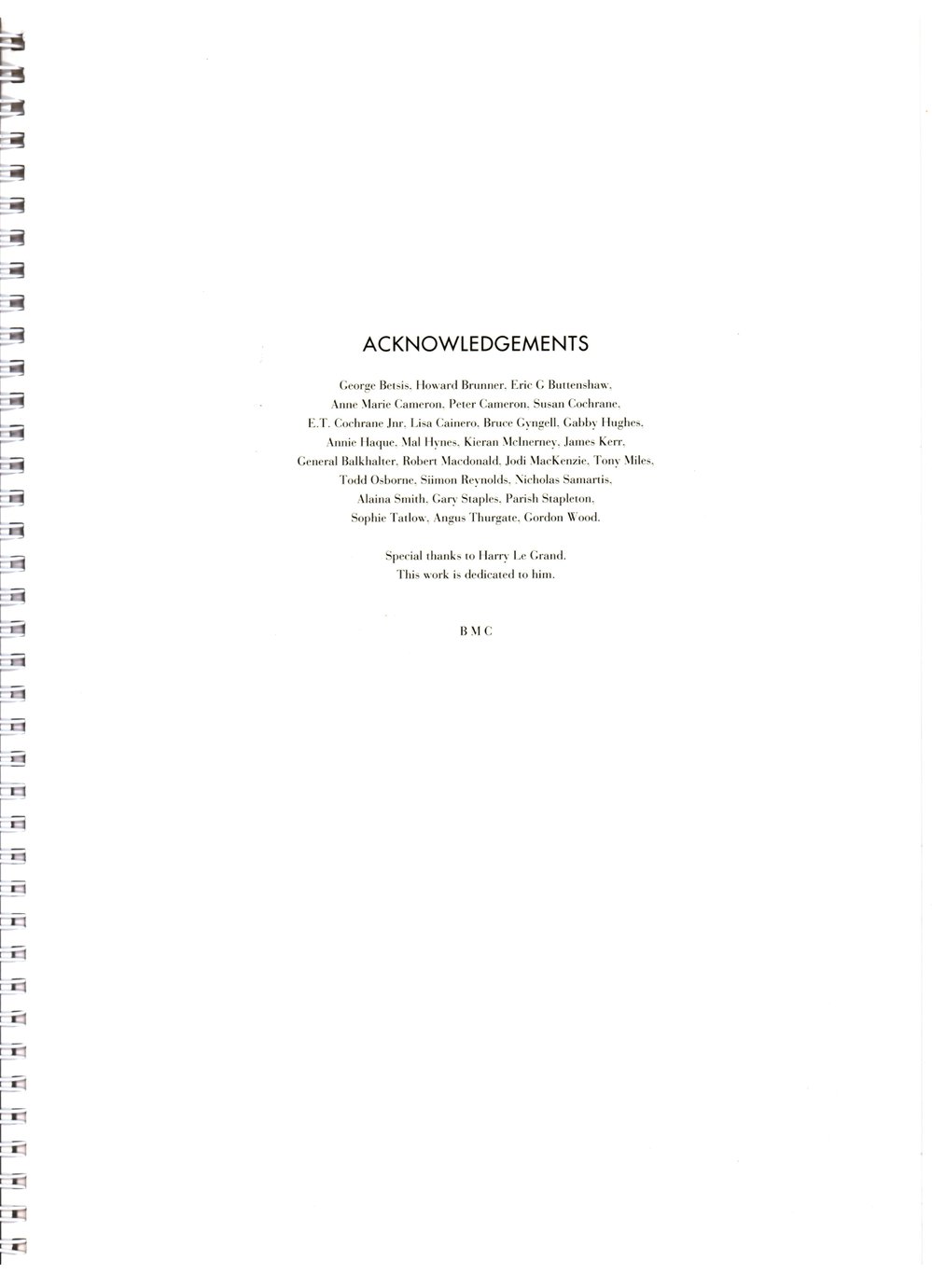 BIC Brett M Cochrane "Icebergs"