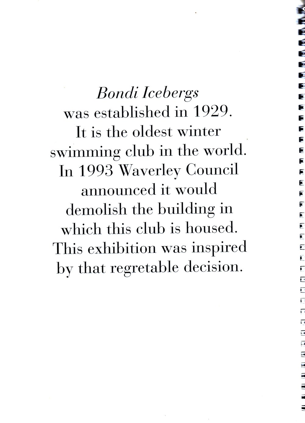 BIC Brett M Cochrane "Icebergs"