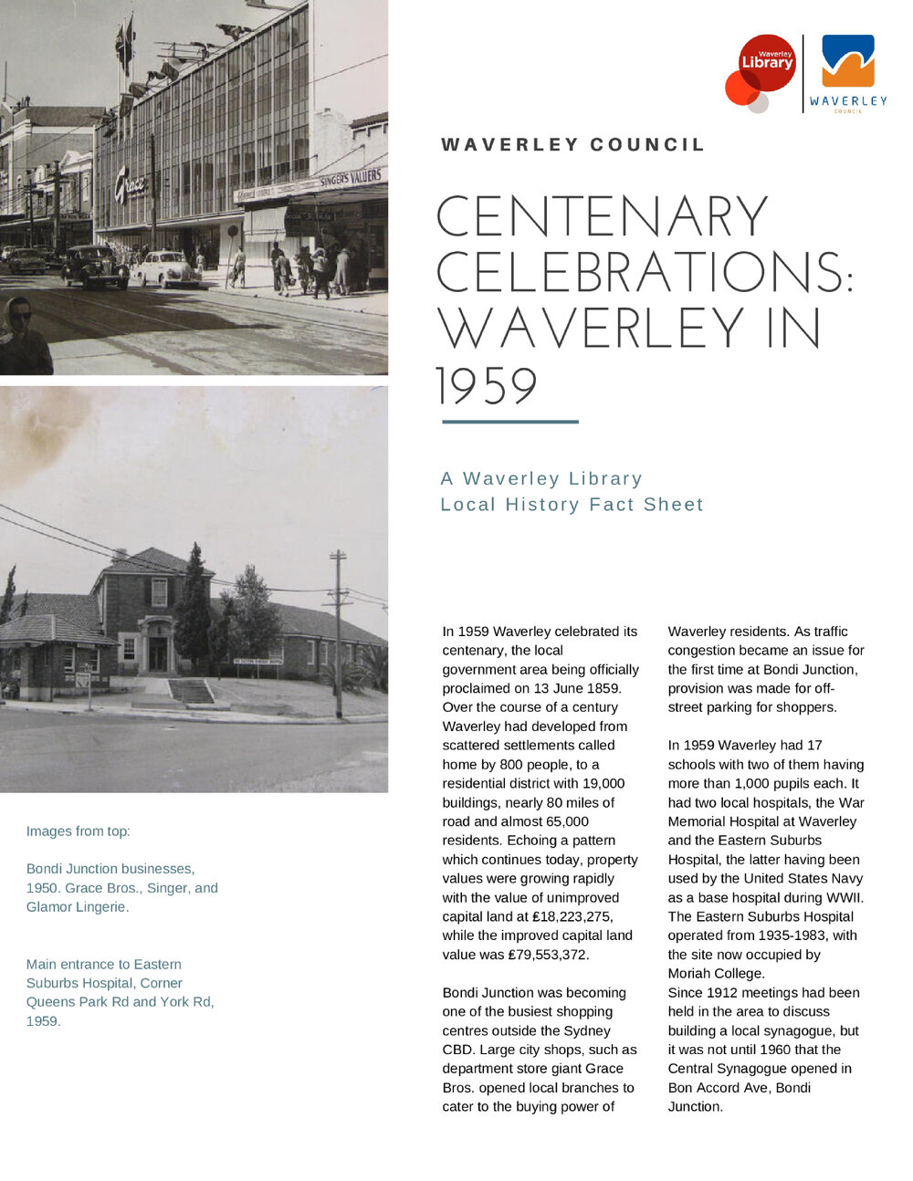 Waverley Winter Swimming Carnival 1959