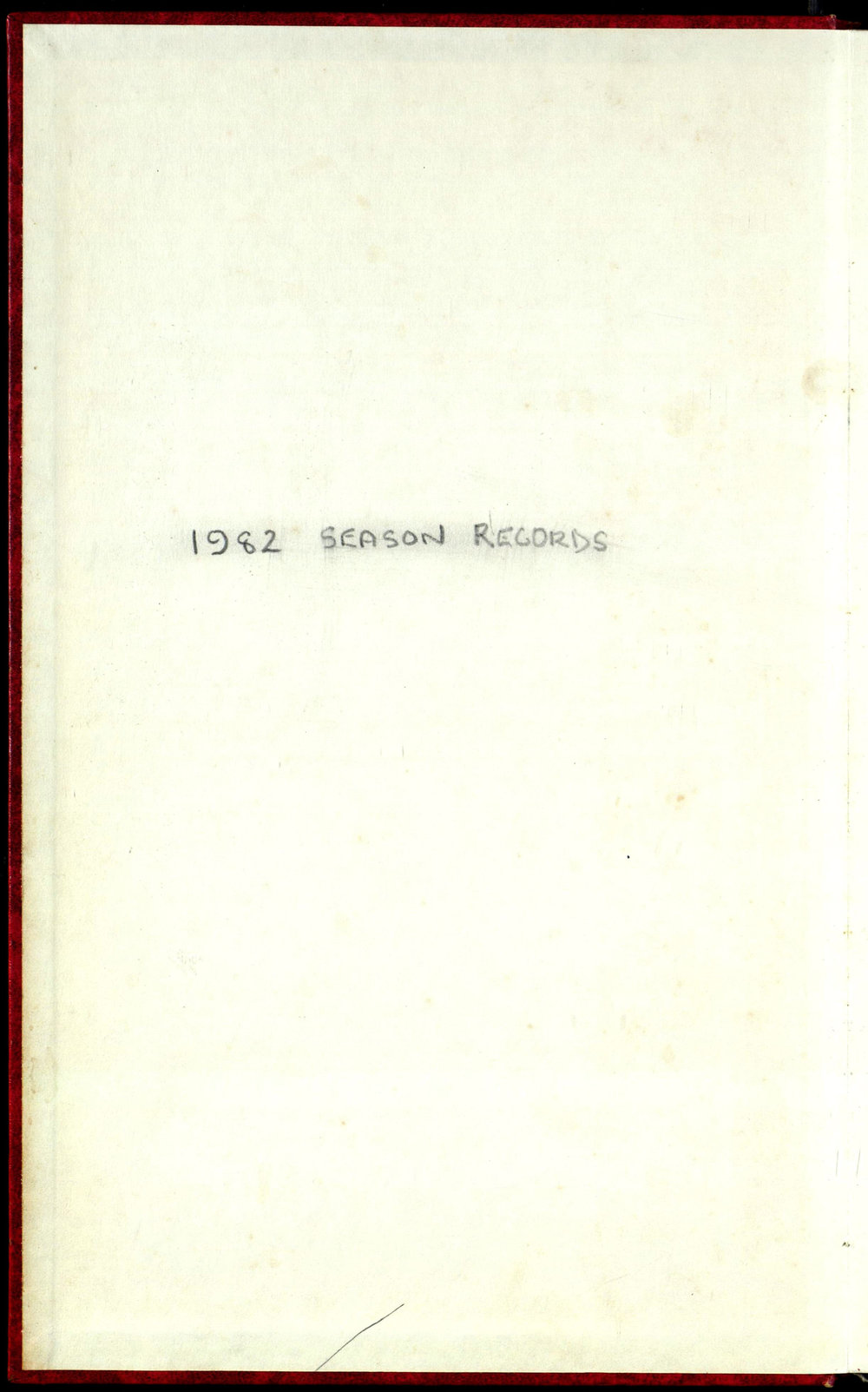 BIC Season Swim Records 1982