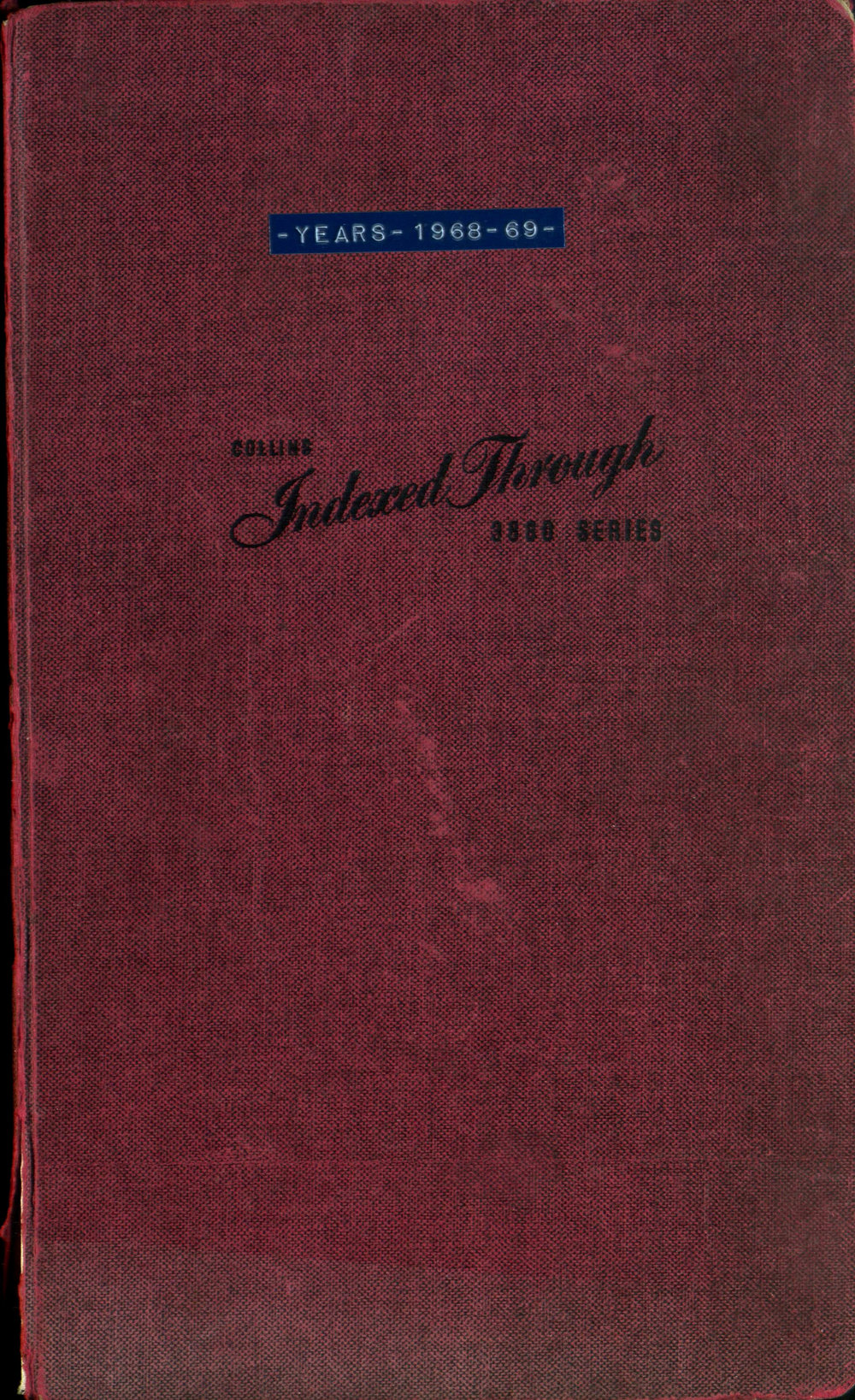 BIC Season Swim Records 1968-1969