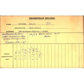 Members Records 1960-1967