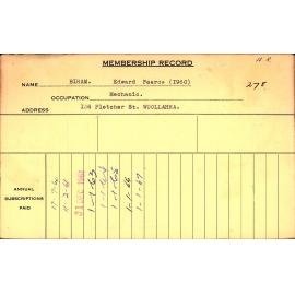 Members Records 1960-1967
