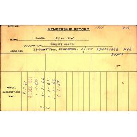 Members Records 1960-1967