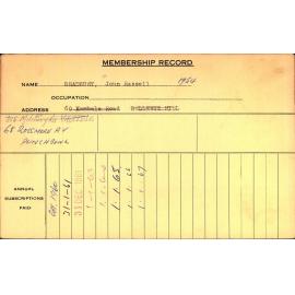 Members Records 1960-1967