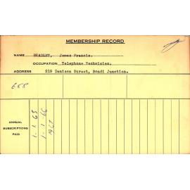 Members Records 1960-1967