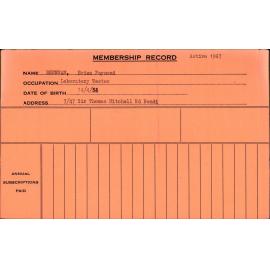 Members Records 1960-1967