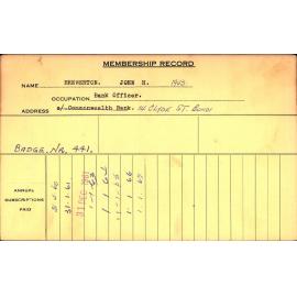 Members Records 1960-1967