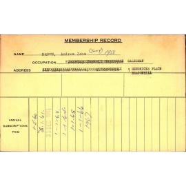 Members Records 1960-1967