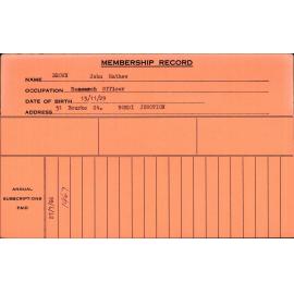 Members Records 1960-1967