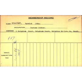 Members Records 1960-1967