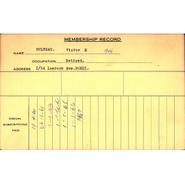 Members Records 1960-1967