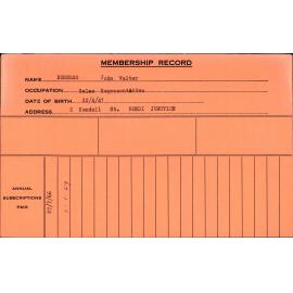 Members Records 1960-1967