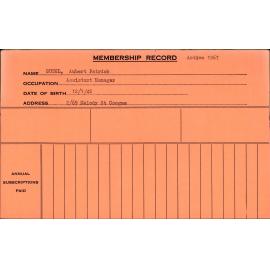 Members Records 1960-1967