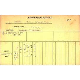 Members Records 1960-1967