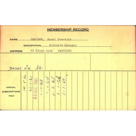 Members Records 1960-1967